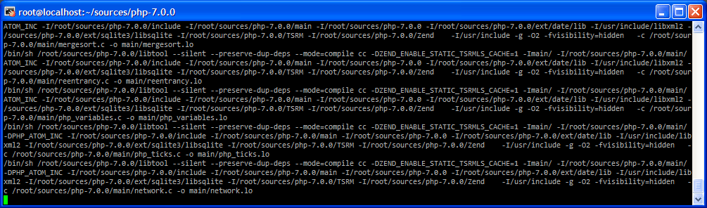 Compile PHP 7 FPM + CLI from source, without touching the installed PHP 5.x